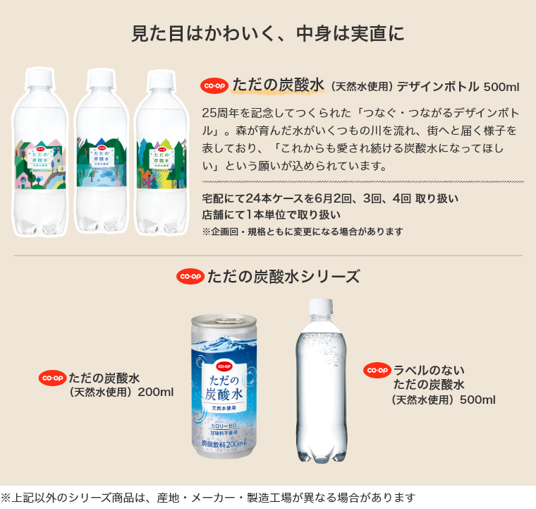 ただの炭酸水シリーズ