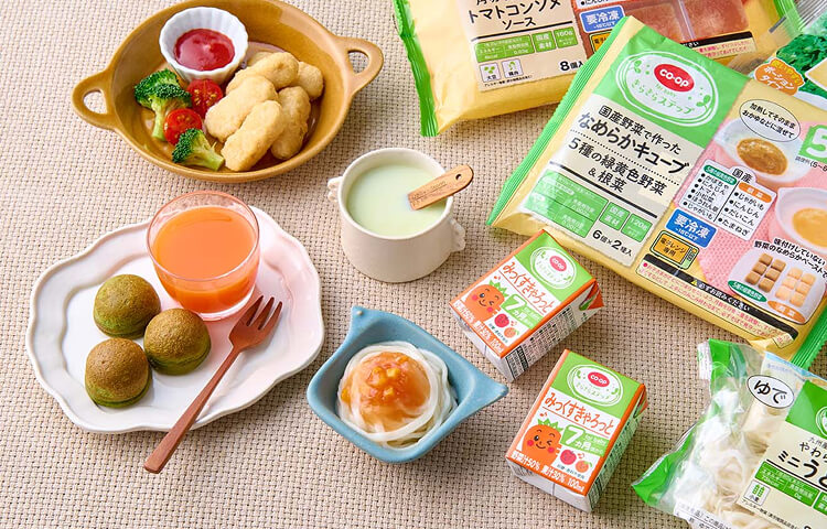 離乳食づくりをお手伝い