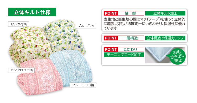 羽毛ふとんリフォーム(打ち直し)