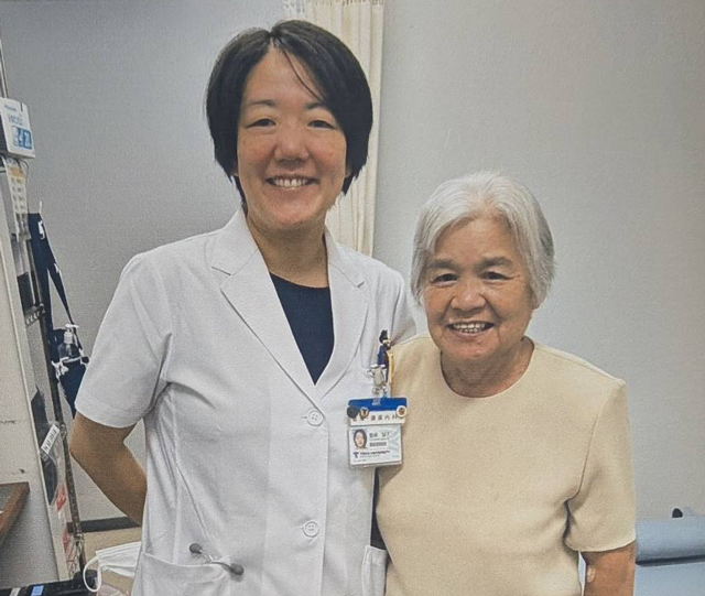 三山さんの妹・清子さんと主治医
