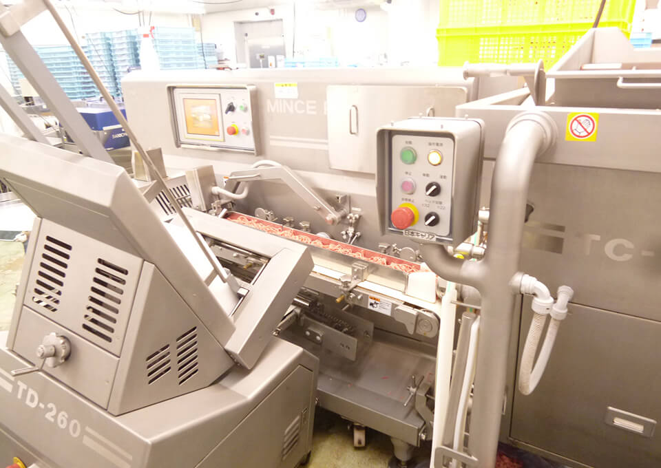 ミンスパッカー(冷蔵ミンチライン)