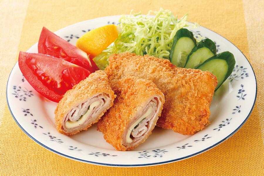 チーズと大葉のとんかつ